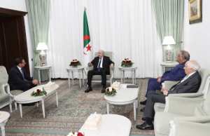 رئيس الجمهورية يستقبل سفير الجمهورية التونسية بالجزائر