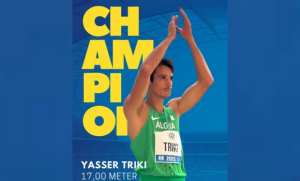 Athlétisme/Continental Silver Tour-Meeting de Berlin: Médaille d'or pour Yasser Triki au triple saut