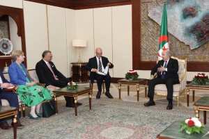 رئيس الجمهورية يستقبل المستشار الرفيع للرئيس الأمريكي لإفريقيا والشؤون العربية والشرق الأوسط