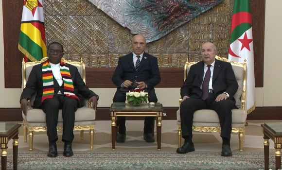 Le président de la République s'entretient avec son homologue zimbabwéen