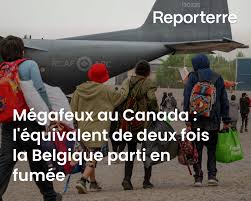Planète (Amérique du Nord) - Mégafeux au Canada: l’équivalent de deux fois la Belgique parti en fumée