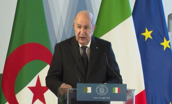 Le président de la République met en avant à Rome les performances de l'économie algérienne