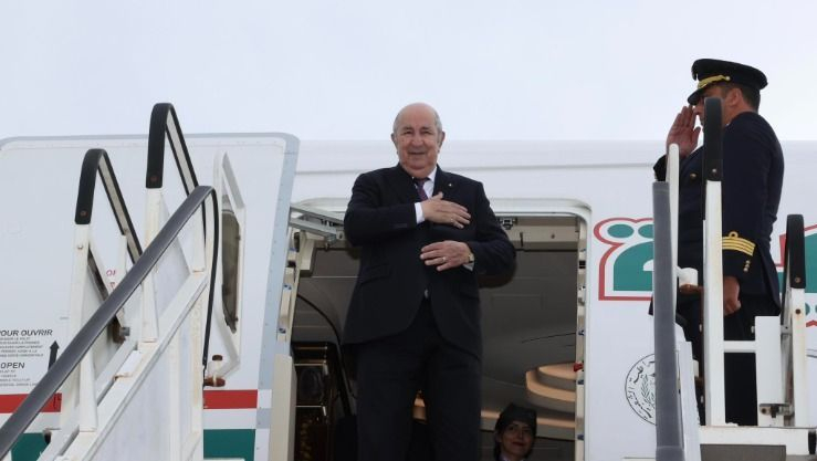رئيس الجمهورية يغادر إيطاليا عائدا إلى أرض الوطن
