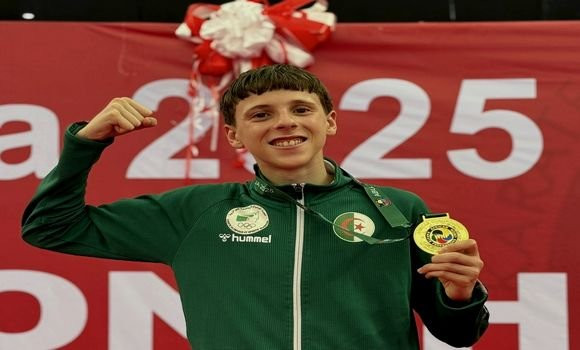 Championnats d'Afrique 2025 : l'Algérien Aymen Benkhedda sacré en cadets (-52 kg)