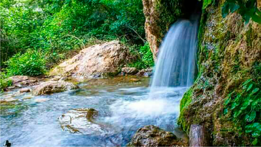 Des cascades et des sources  d'eau à couper le souffle
