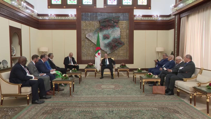 الرئيس تبون يستقبل المستشار الرفيع للرئيس الأمريكي لإفريقيا مسعد بولس