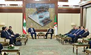 Les entretiens entre le président de la République et son homologue libanais élargis aux délégations des deux pays