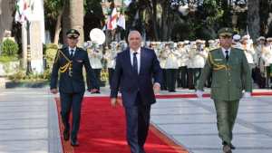 الرئيس اللبناني يزور جامع الجزائر