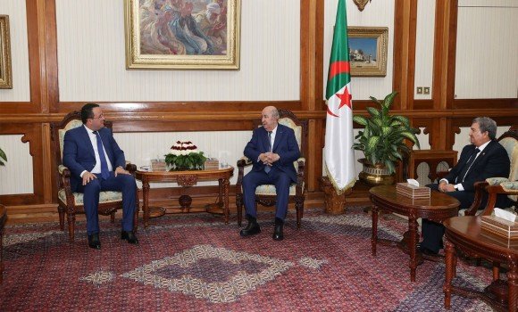 رئيس الجمهورية يستقبل الأمين العام للتجمع الوطني الديمقراطي