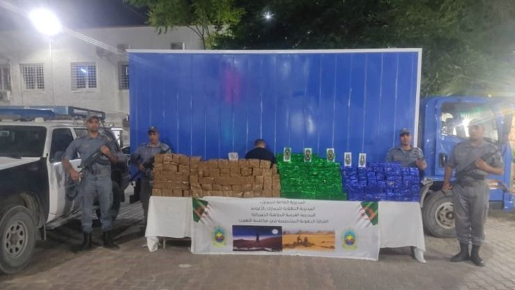 الأغواط: حجز 450 كلغ من الكيف المعالج