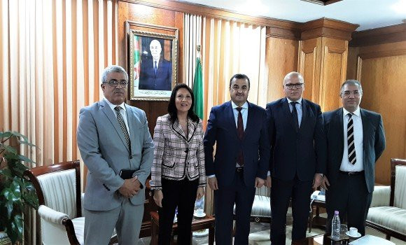 Arkab reçoit la professeure Leila Chentouf, chercheuse algérienne spécialisée en économie de l'énergie