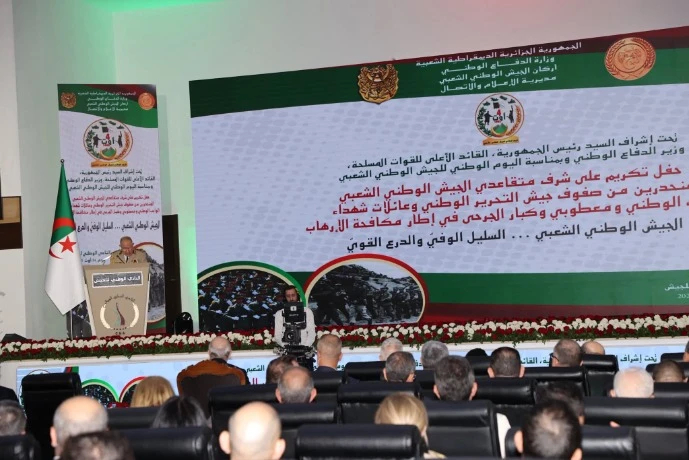 انتهاء مراسم الاحتفال باليوم الوطني للجيش الوطني الشعبي