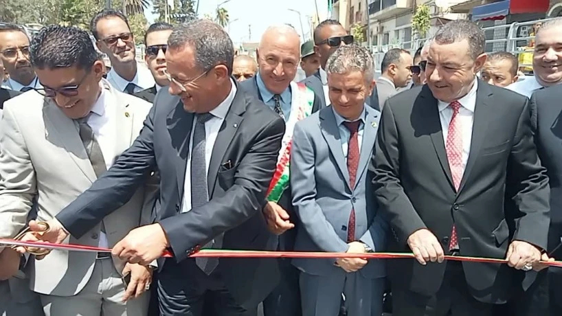 معسكر : وزيرا النقل والاشغال العمومية يشرفان على تدشين نفق المحمدية