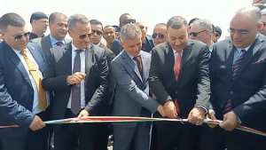 بإشراف  وزيري النقل والاشغال العمومية ...  تدشين المنفذ للطريق السيار شرق غرب بين سيڨ  وحسين