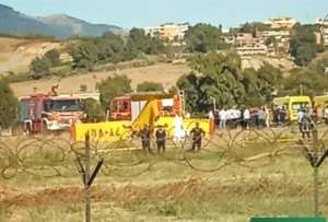 وفاة أربعة أشخاص إثر تحطم طائرة استطلاع و تعرف تابعة للحماية المدنية بمطار فرحات عباس بجيجل