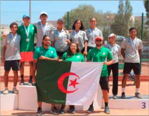Sept médailles pour le tennis algérien