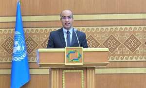 شايب يبرز من تركمنستان جهود الجزائر في دعم الدول غير الساحلية الإفريقية في مسارها التنموي