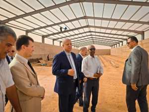 تقدم أشغال مركز تندوف لتخزين الحبوب بـ 77 بالمائة