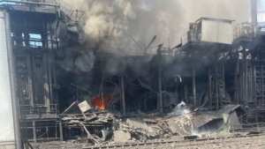 انفجار في مصنع  يو إس ستيل  ببنسلفانيا 