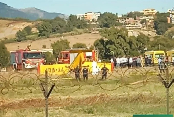 وفاة أربعة أشخاص إثر تحطم طائرة استطلاع و تعرف تابعة للحماية المدنية بمطار فرحات عباس بجيجل