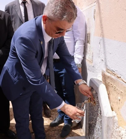 تدشين  قناة جديدة لجر المياه  بمعسكر