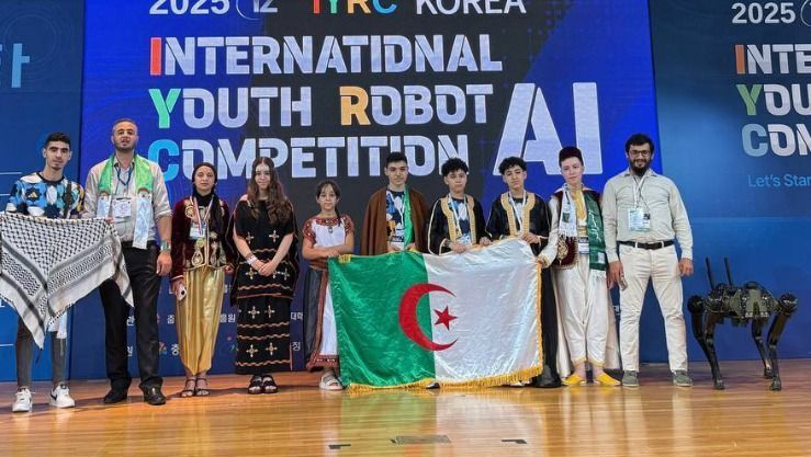 ثلاث ميداليات جزائرية في المسابقة الدولية للروبوت والذكاء الاصطناعي بكوريا الجنوبية