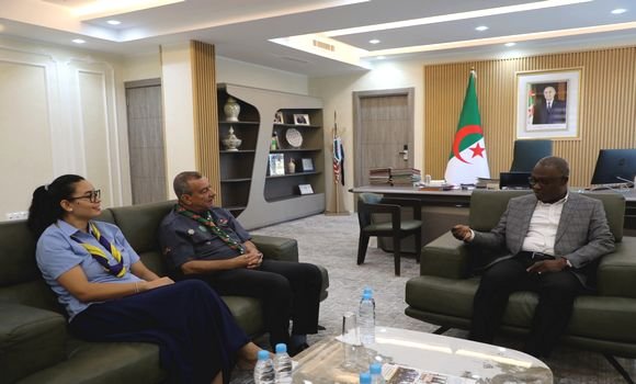 السيد حيداوي يستقبل الوفود المشاركة في أشغال المؤتمر الكشفي العربي ال24