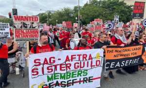  مظاهرة حاشدة في نيويورك للمطالبة بإنهاء الإبادة الجماعية الصهيونية في غزة