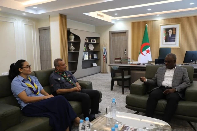 حيداوي يستقبل الوفود المشاركة في أشغال المؤتمر الكشفي العربي ال24