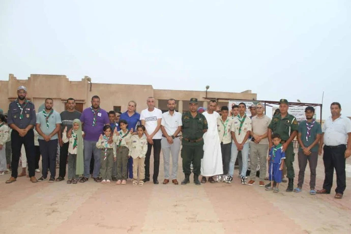 غليزان : فوج كشافة ولاية البيض بمخيم الشباب بلبراهيم سليمان  ببني زنطيس