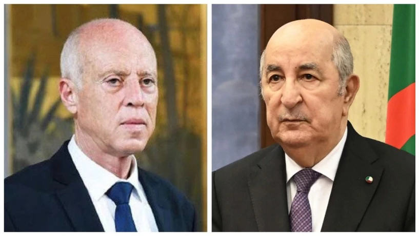 رئيس الجمهورية يتلقى مكالمة هاتفية من نظيره التونسي قدم له فيها التعازي في ضحايا حادث سقوط الحافلة