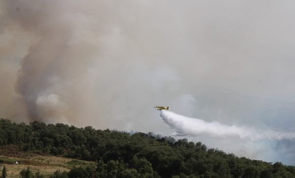ANP: mobilisation d'avions des Forces aériennes pour participer à l'extinction des incendies à Béjaïa