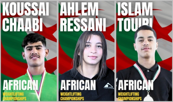 Haltérophilie/Championnat d'Afrique : l'Algérie totalise 22 médailles dont six en or