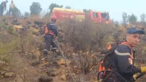 وزارة الداخلية.. السيطرة الكاملة على حريق غابة  اخرازن  بولاية بجاية