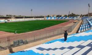 ورقلة : ملعب المركب الرياضي'' 18 فبراير'' بالرويسات يكتسي حلة جديدة استعدادا للمنافسات المقبلة