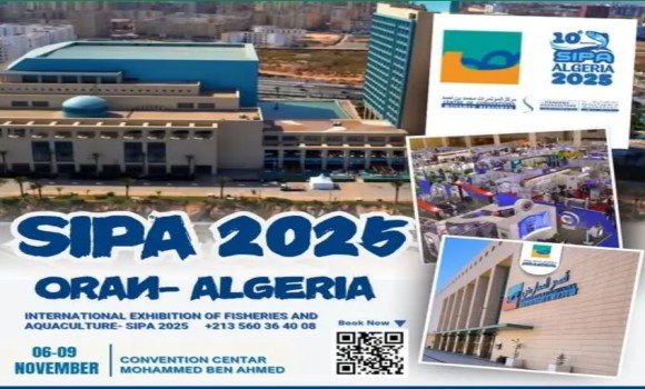 تنظيم الطبعة العاشرة للصالون الدولي للصيد البحري وتربية المائيات من 6 إلى 9 نوفمبر المقبل بوهران