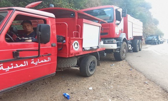 البليدة: السيطرة على حريق الشريعة وتواصل عملية إخماد 