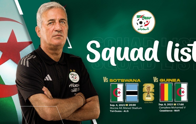 Algérie (Football) - Équipe nationale: Petkovic dévoile sa liste des 26 joueurs