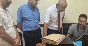 المدير الجهوي للتجارة عبد اللطيف عيشاوي في مستغانم...  معاينة مصنع الأدوات المدرسية ومفتشية الميناء أهم المحطات