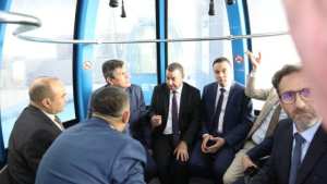 وزير النقل يشرف على إعادة تشغيل المصعد الهوائي واد قريش - بوزريعة