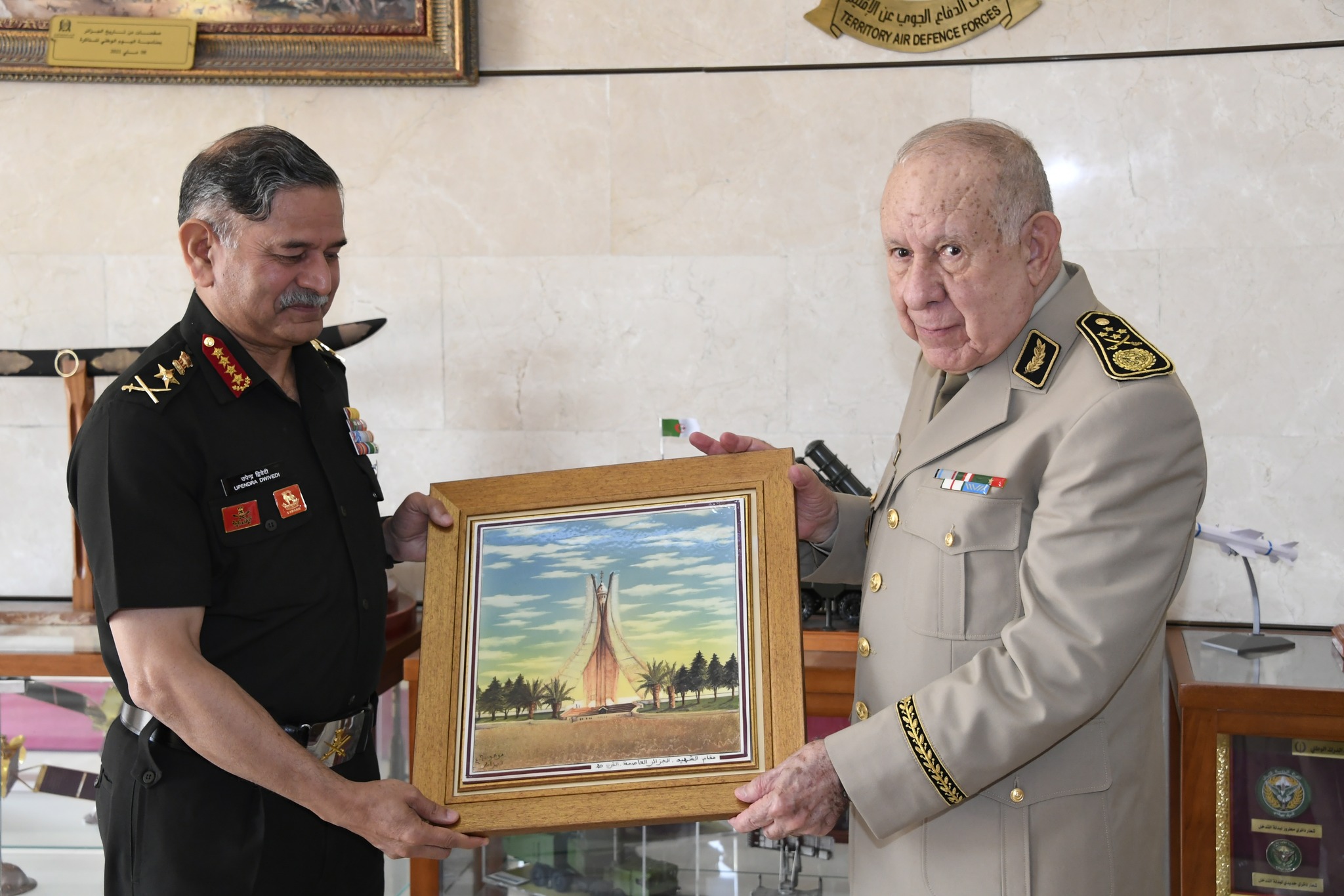 شنقريحة يشيد بمستوى علاقات الجزائر والهند