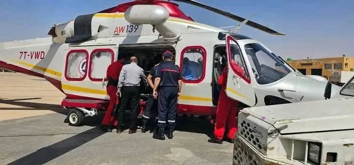 وضعا تحت العناية الطبية المكثفة بمستشفى الحروق بوهران ...... إجلاء طفلين عبر مروحية إثر حادث انفجار غاز  بورقلة