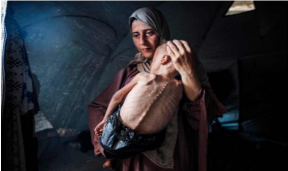 Ghaza entre bombardements et famine massive