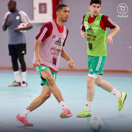 المنتخب الوطني لكرة القدم داخل القاعة  الخضر يختمون تربصهم استعدادا لألعاب التضامن الإسلامي