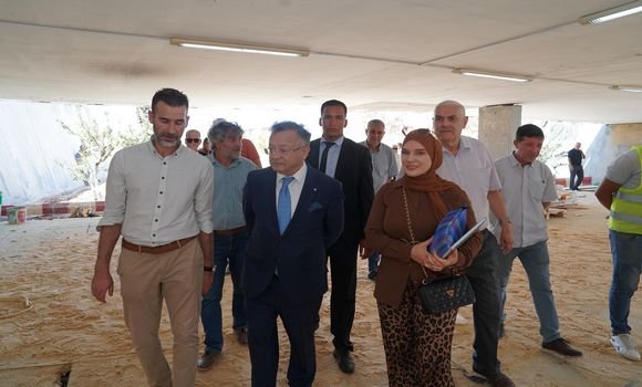 السيد بداري يعاين أشغال التهيئة بجامعة هواري بومدين للعلوم والتكنولوجيا