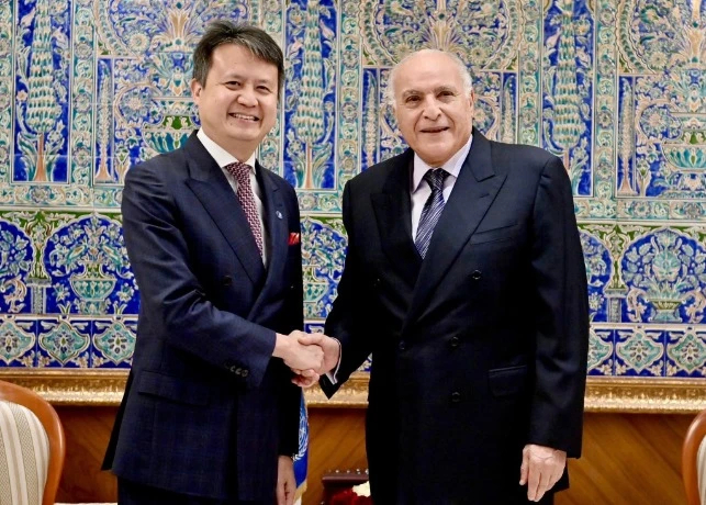 عطاف يستقبل المدير العام للمنظمة العالمية للملكية الفكرية