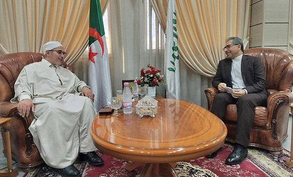 رئيس المجلس الإسلامي الأعلى يستقبل سفير إيران بالجزائر
