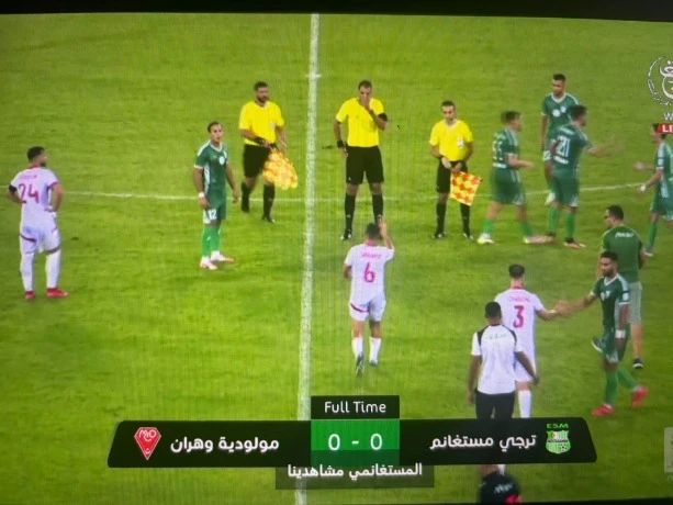 داربي الغرب ينتهي بلا غالب ولا مغلوب بين مولودية وهران وترجي مستغانم