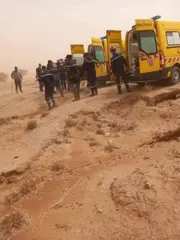 البيض:  إصابة طفل في حادث سقوط من الطابق الثالث لعمارة سكنية بحي الإخوة صلعة