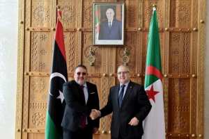 مقرمان يستقبل الأمين العام لمجلس وزراء حكومة الوحدة الوطنية الليبية